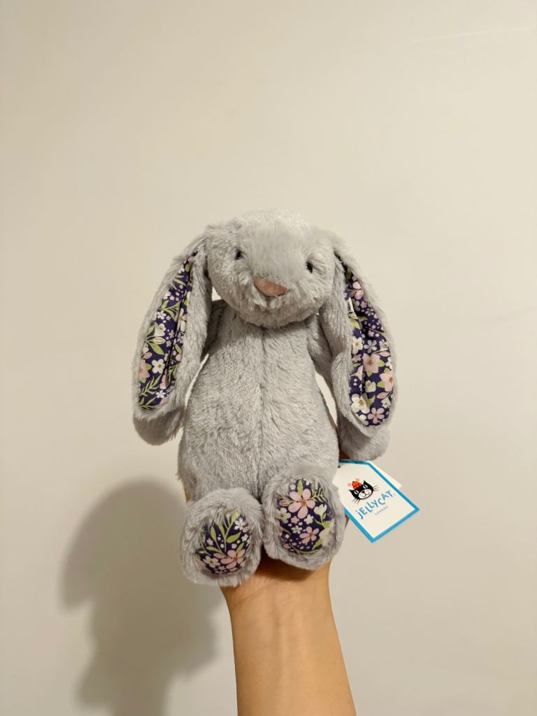 Jellycat Blossom Silver Bunny Bloom - Small