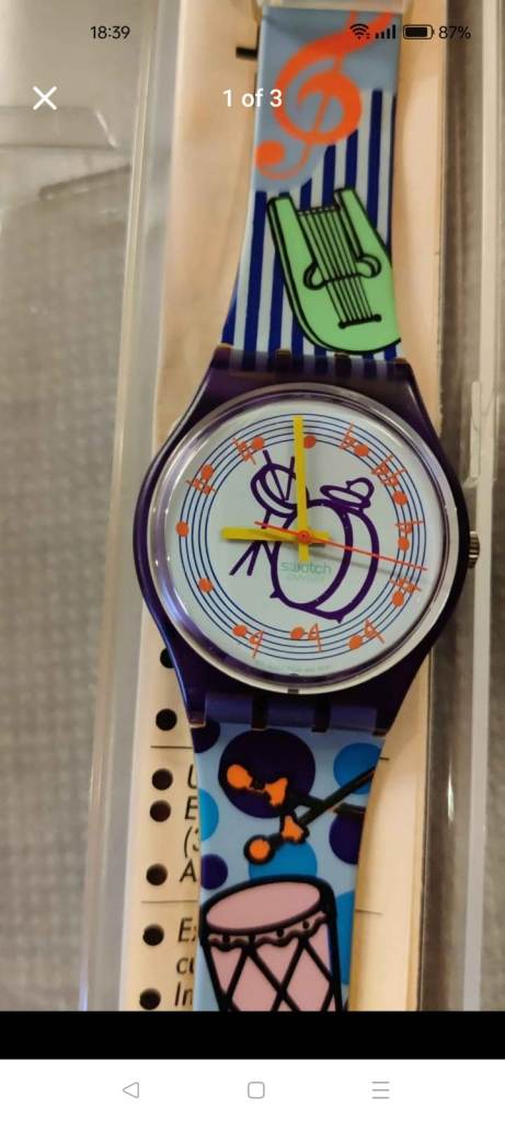 Swatch quartz watch 