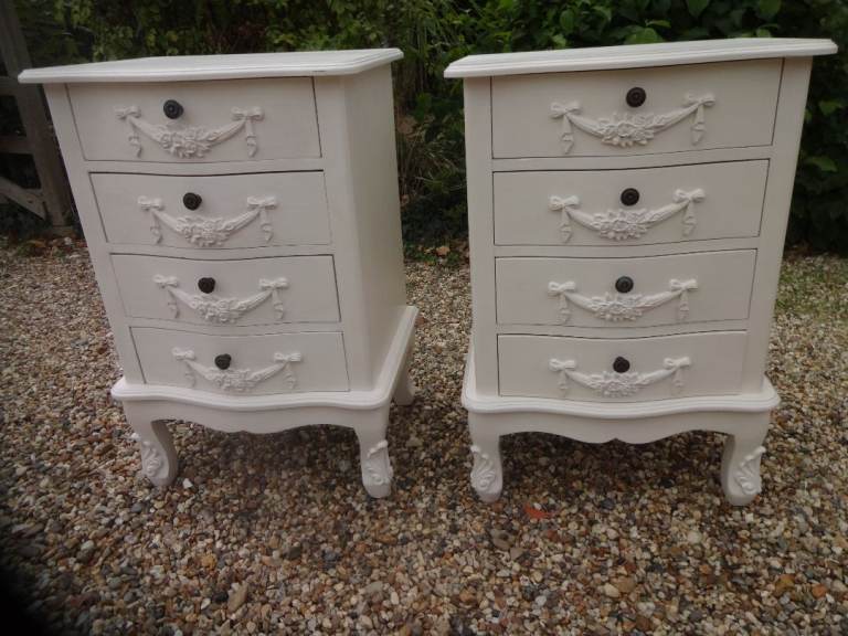 Dunelm Toulouse~~ French Style  ~~~~Large Bedside Cabinets x2 ~~