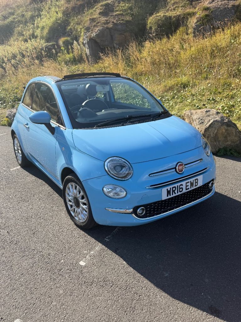 Fiat, 500 Convertible, lounge, 2016, Manual, 1242 (cc), 3 doors