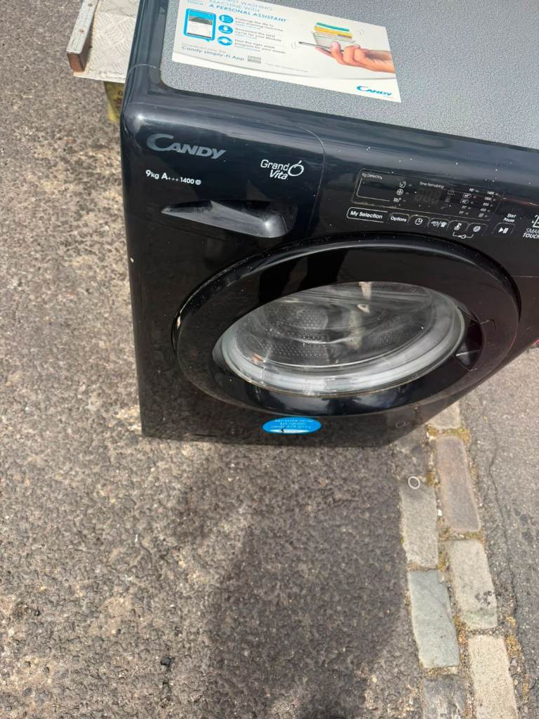Candy Grand Vita Black Washing Machine