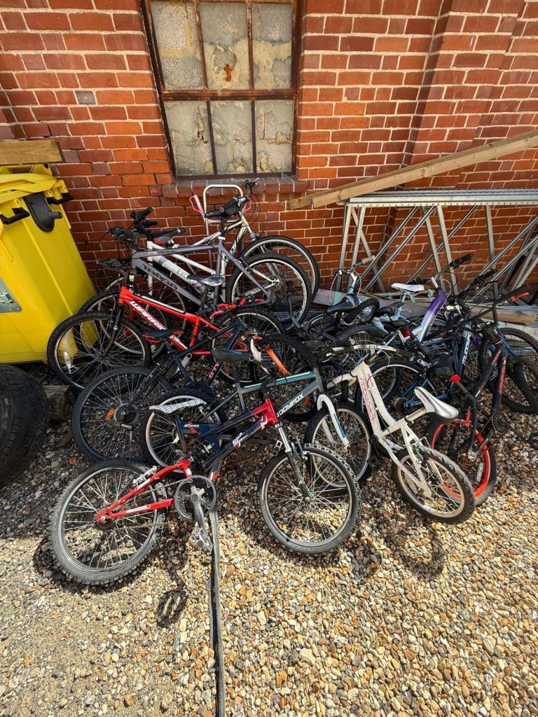 Job Lot of Various Kids and Adult Bikes 