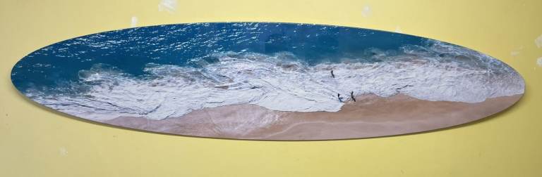 190cm (6ft 2") Resin Surfboard Wall Art