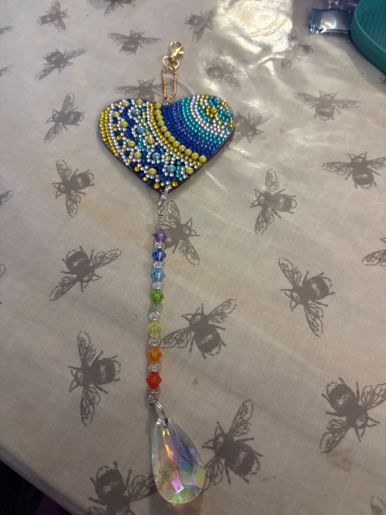 Valentines heart chimes 