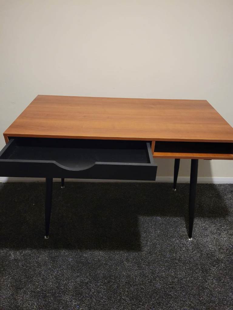 Brown Sturdy Computer Desk