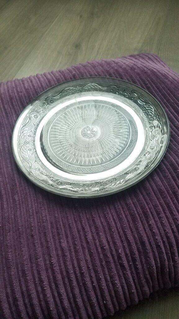 Large candle plate, New   £2.5
