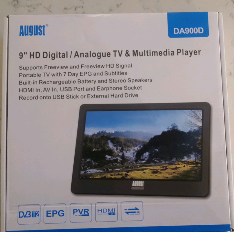 ;Portable Freeview TV 