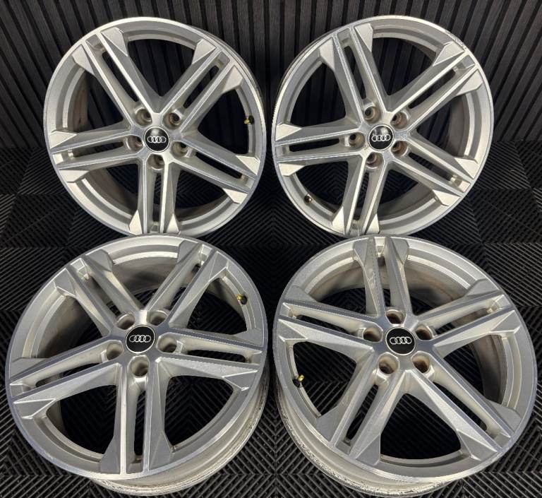 19'' GENUINE AUDI Q5 5 DOUBLE SPOKE S LINE ALLOY WHEELS ALLOYS