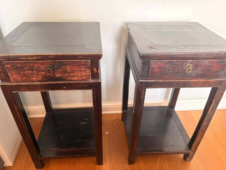 Pair of chinese side tables  – Good Condition