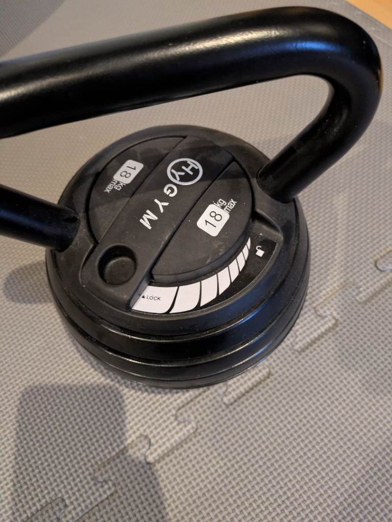 HY Gym adjustable kettlebell 18kg