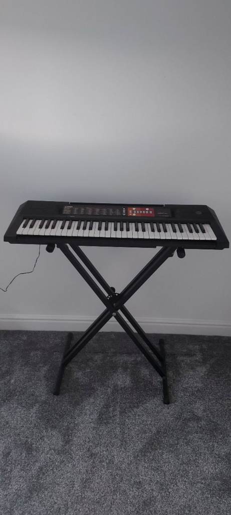 Yamaha PSR-F51 61-key portable electronic keyboard. 