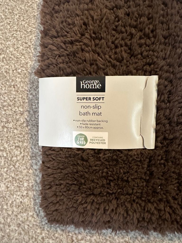 X3 Brown non-slip bath maths 