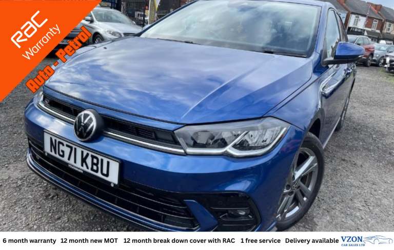 2021 Volkswagen Polo 1.0 TSI R-Line Hatchback 5dr Petrol DSG Euro 6 (s/s) (95