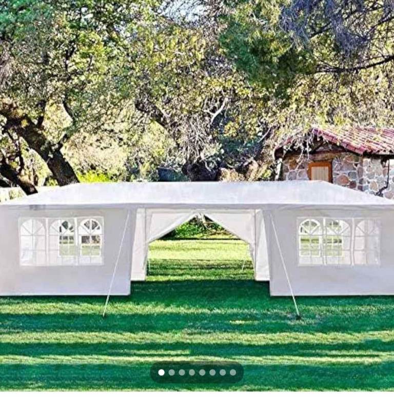 Large White Marquee Gazebo Tent – Good Condition