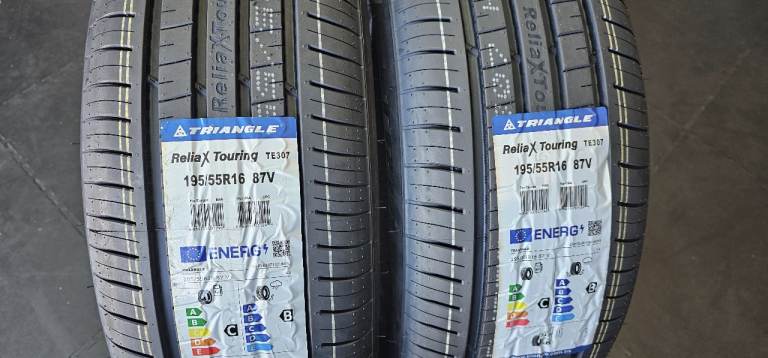 195 55 16   2 x NEW!! tyres Triangle Relia X Touring All Season