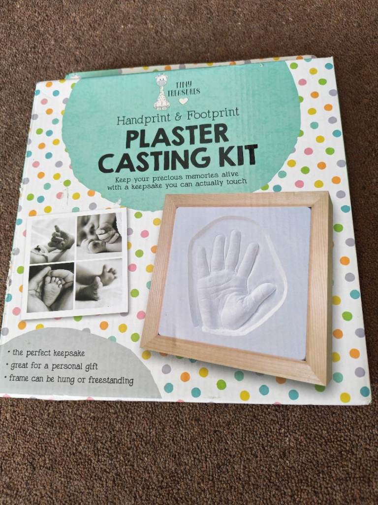 New hand/footprint plaster casting kit. 
