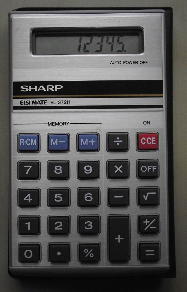 Vintage Sharp Pocket Calculator – ELSI MATE EL-372H