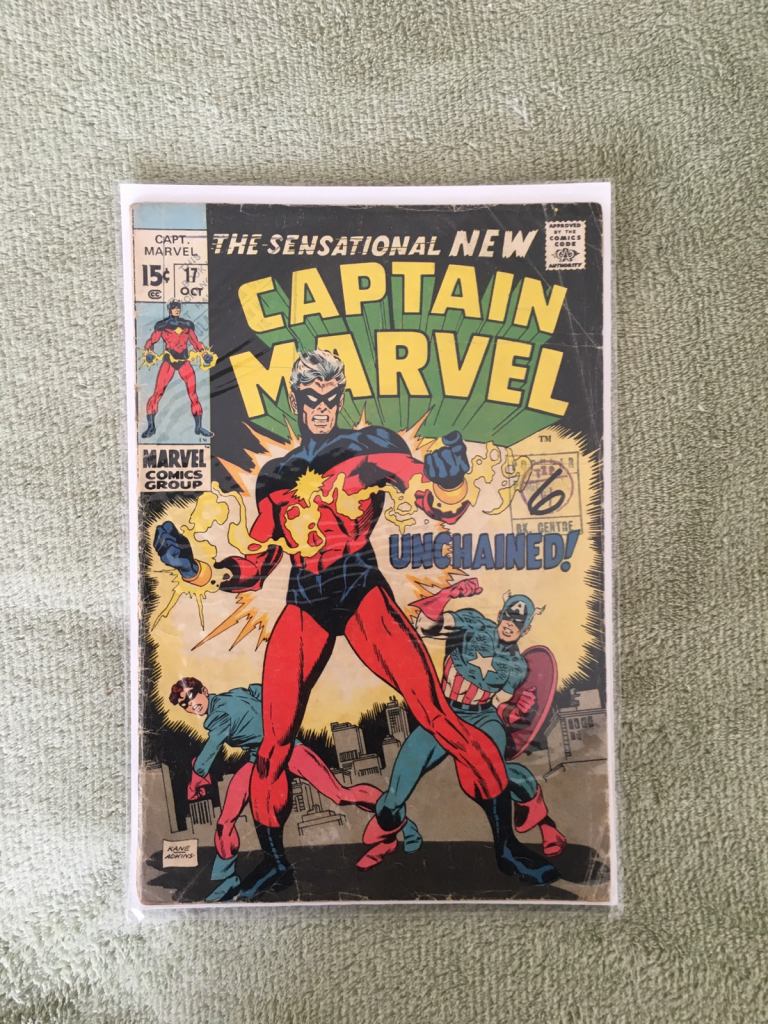 Captain Marvel #17 1969 original Marvel comic 