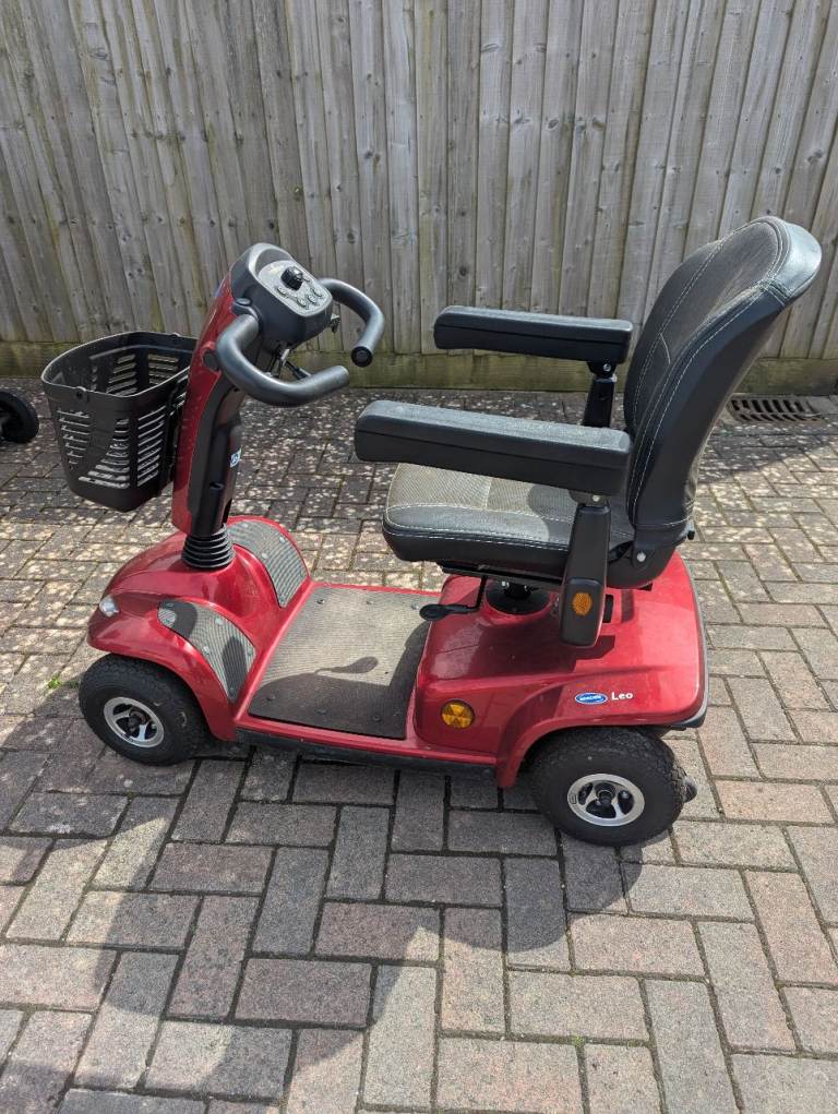 Invacare Mobility Scooter & Ramp – Red, Good Condition