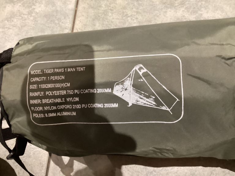 ProAction Tiger Paws 1 person Tent