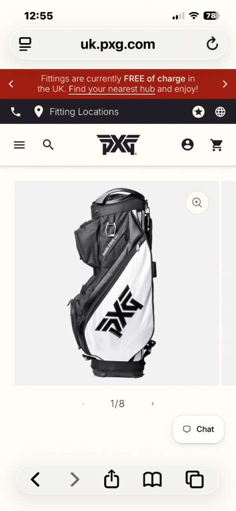 PXG Golf Bag