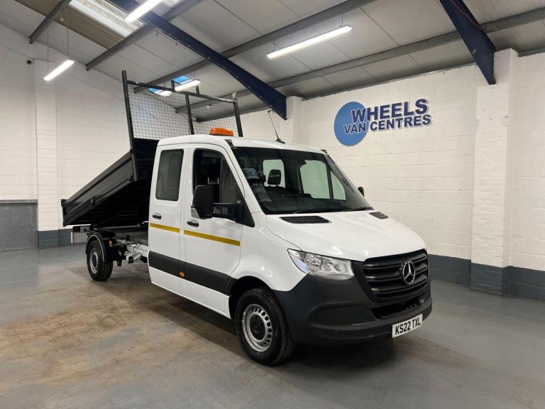 2022 Mercedes-Benz Sprinter 3.5t Progressive Crew Cab Tipper CHASSIS CAB DIESEL Manual