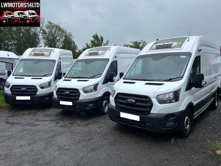 3X FORD TRANSIT 2.0 ECOBLUE L3H3 LEADER LWB HIGH ROOF FRIDGE 2022