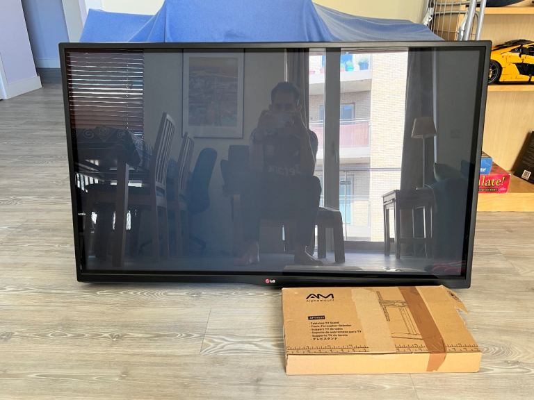 LG 50-inch Plasma TV (good working condition) + Stand + Remote