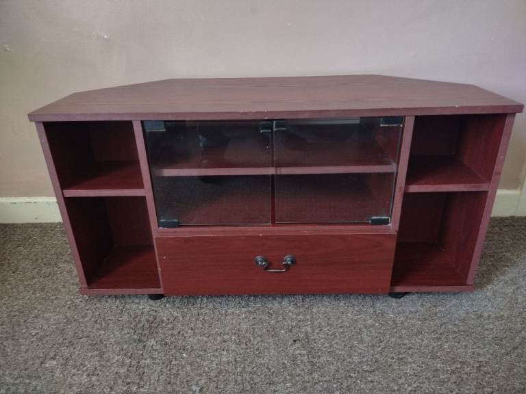 Brown Laminate TV/ Display Cabinet 