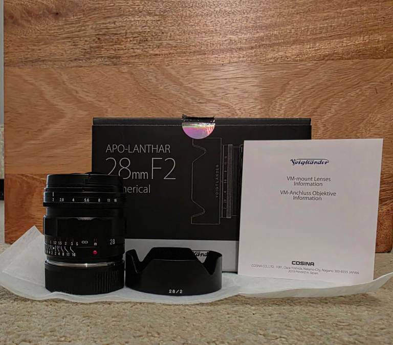 Voigtlander APO-LANTHAR 28mm F2 Lens - As New with Box