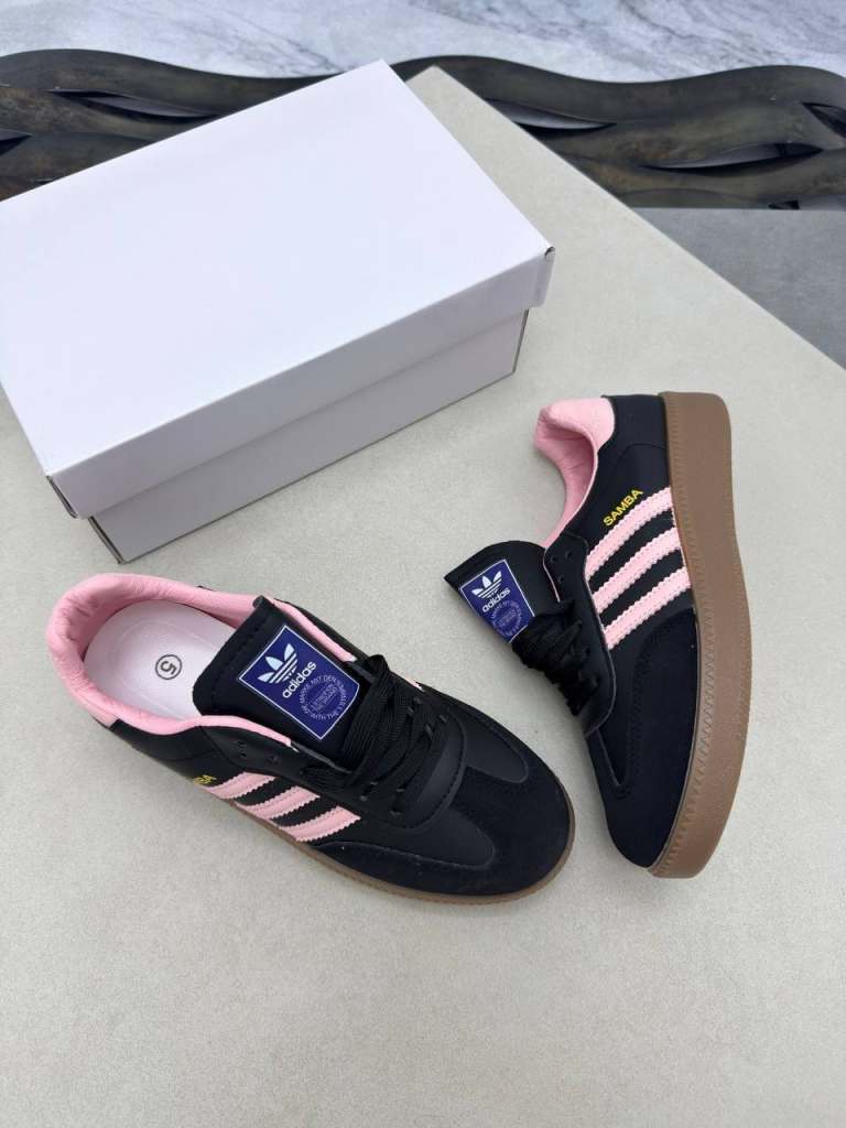 Adidas Samba womens Trainers - Black/Pink and White/Black, Brand New
