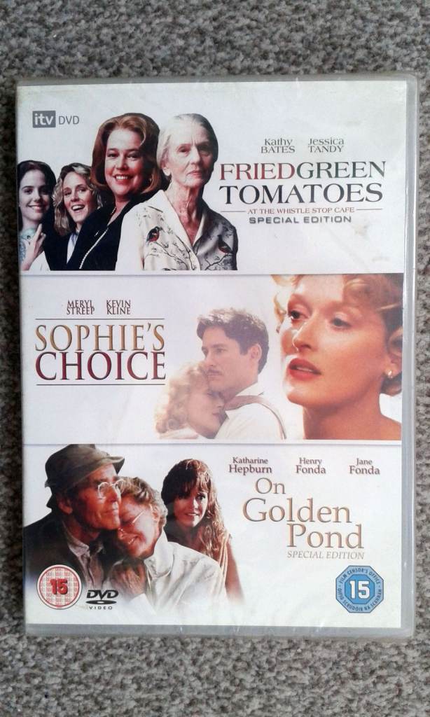 On Golden Pond/Fried Green Tomatoes/Sophie's Choice (3 X DVD Boxset) New/Sealed 