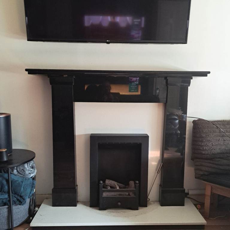 Marble fireplace 