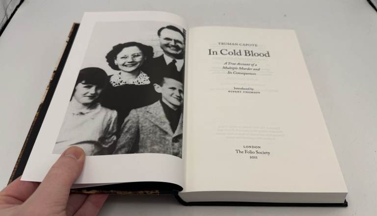 In Cold Blood - Truman Capote - True Crime - Folio Society 2011 1st Edition VGC