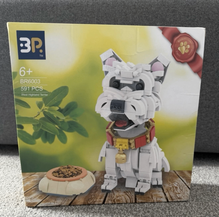 West Highland Terrier building block set