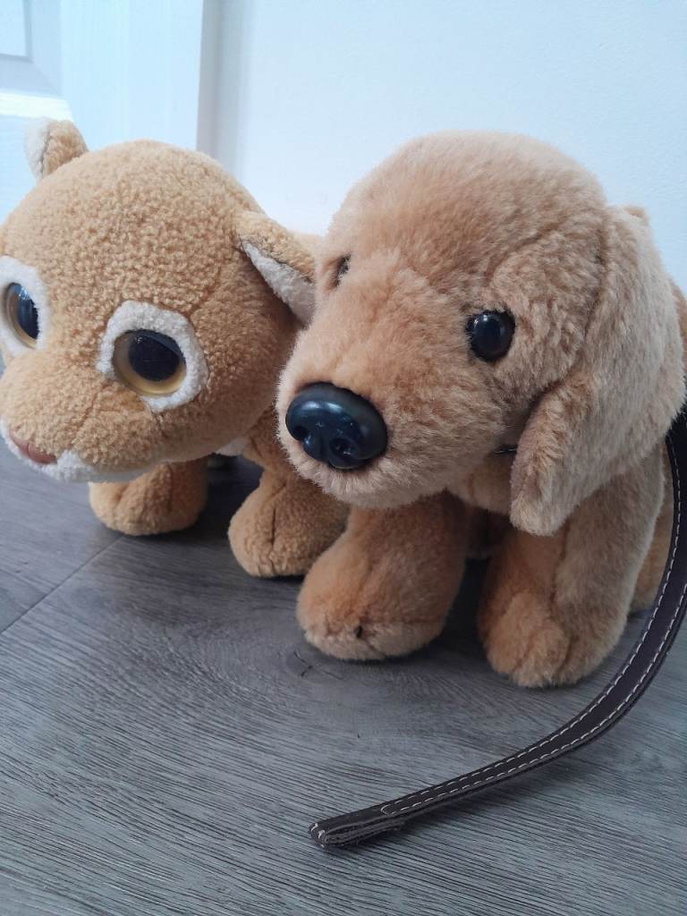 Labrador teddy with lead Keel Toys + Savannah Lioness by TY