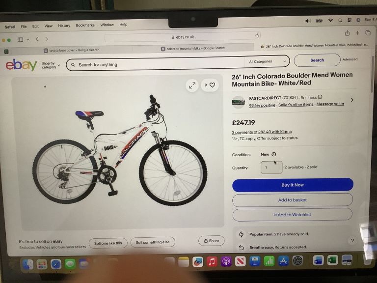 Mountain bike just like new