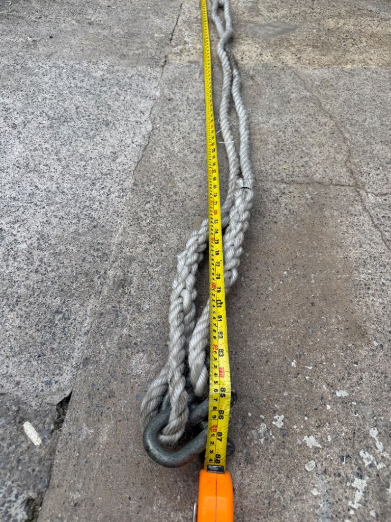 5m tow rope with shackles never used 