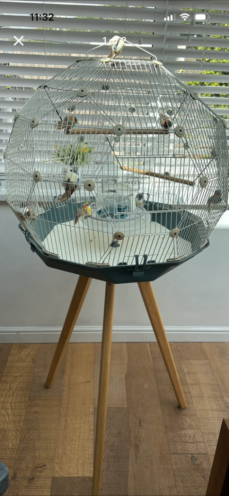 Omlet Geo Bird Cage with Stand