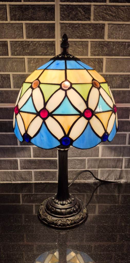 Tiffany Glass Lamp 'Bizantine Glow'