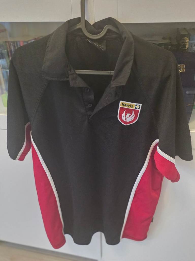 PE polo t-shirt school uniform Harris Academy Rainham 