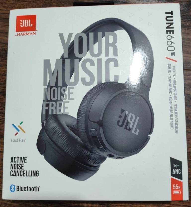 JBL Tune 660NC Noise Cancelling Headphones - NEW
