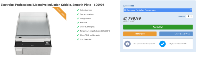 Commercial FRY TOP GRIDDLE