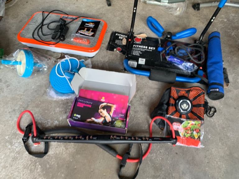 gym equipment for sale now reduced to £50 for everything