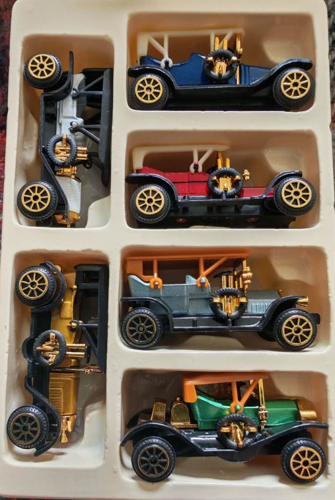 Set of Vintage Car Miniatures 