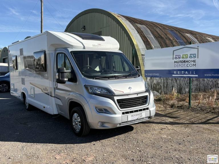 Majestic 150 4 berth 4 belt fixed island bed luxury motorhome for sale 