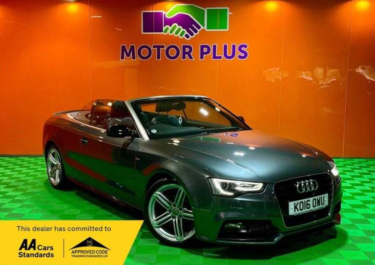 2016 16 AUDI A5 CABRIOLET 2.0 TDI S LINE SPECIAL EDITION PLUS CONVERTIBLE 2DR DI