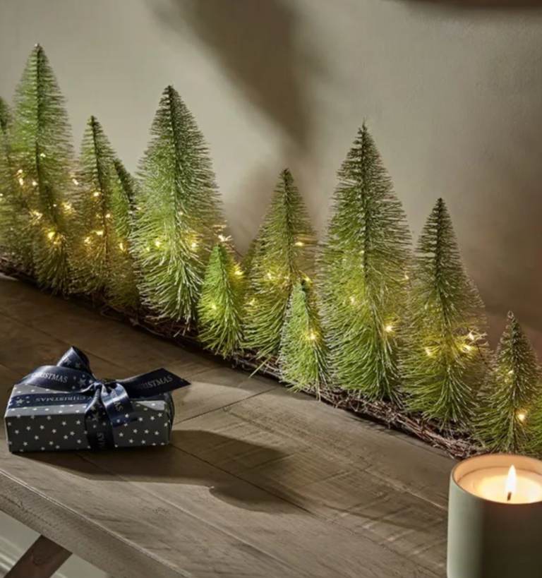 Light up brush trees forest decoration