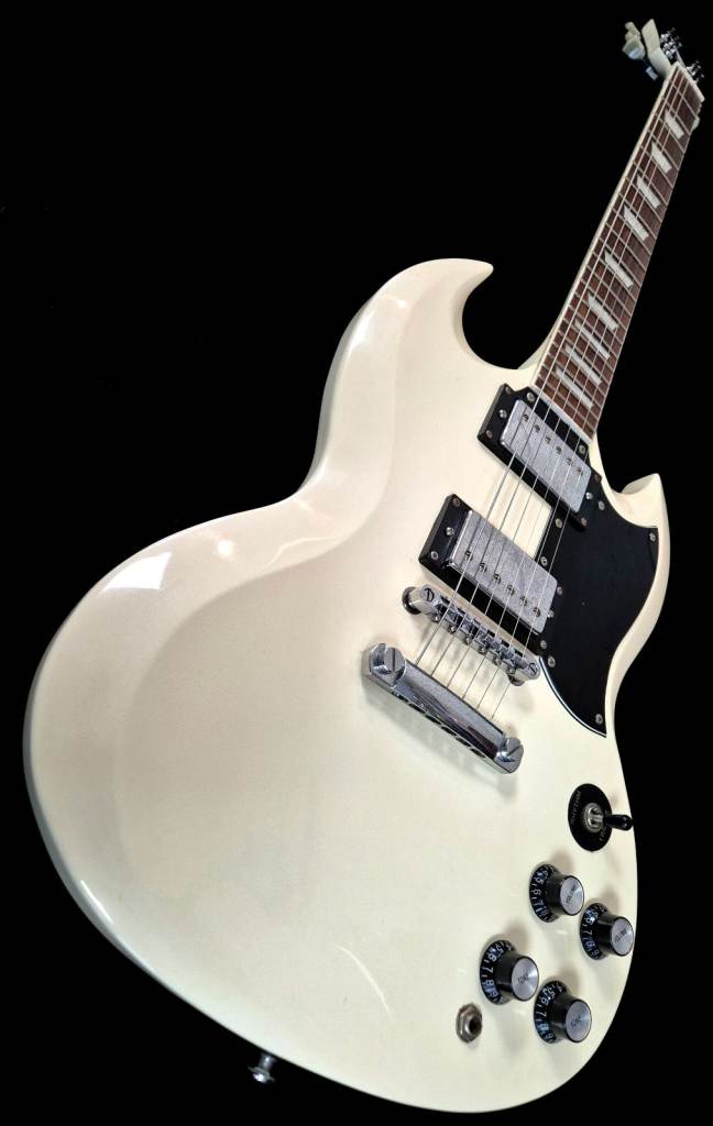 Tokai "Open Book" SG-58 Snow White Electric Guitar 