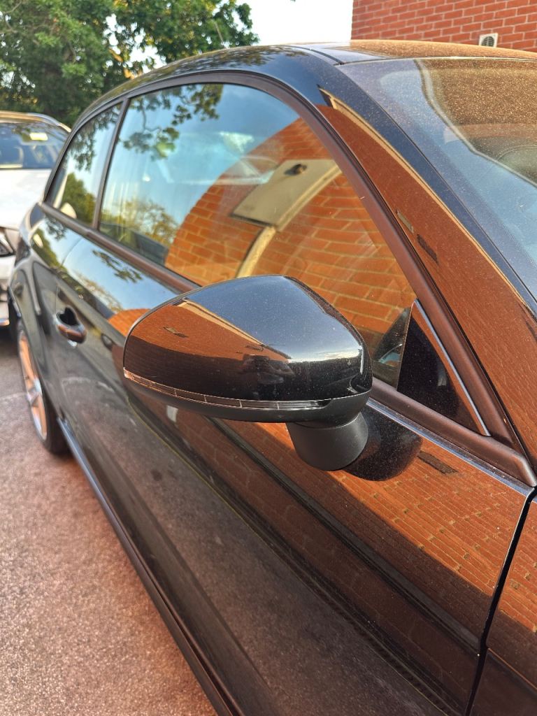 Audi a1 drivers side door black 